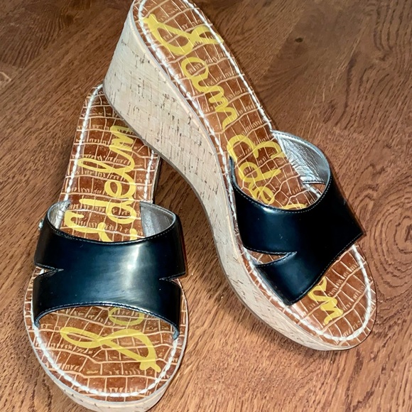 Sam Edelman Reid Cork Wedges - Picture 3 of 6